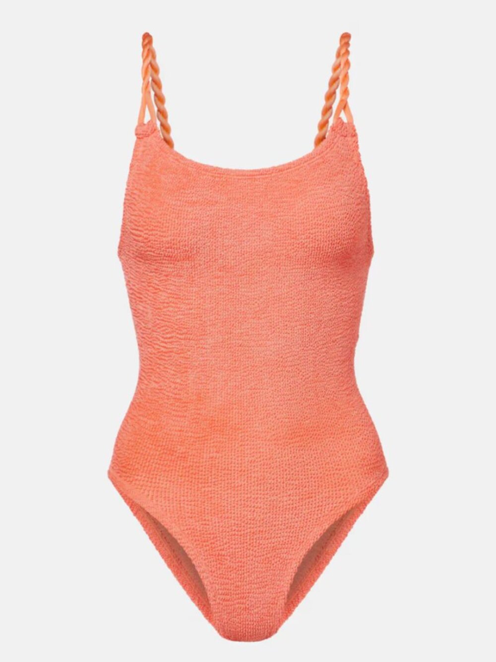NWT Hunza G Camille Crinkle One-Piece Swimsuit